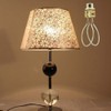 Lamp Shade Light Bulb Clip Adapter,Lamp Shade Holder Includes Finial