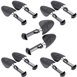 Y Yakunitatsu Shoe Keeper Shoe Tree, 5 Pair Set, Prevents Shoes from Shape of Shape, Men's 5 Pairs Set, Fits 9.4 - 11.8 inches (24 - 30 cm), Set of 5 Pairs of Both Legs, Black, Black