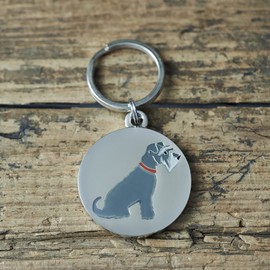 Schnauzer dog tag