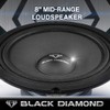 BLACK DIAMOND Dia-M8 8" Mid-Range Loudspeaker with Bullet 500 Watts