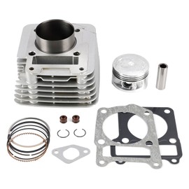 VIPIH 57.4mm Cylinder Piston Gasket Top End Rebuild Kit 150cc Fit For Yamaha YBR 125 XT125R XT125X XTZ 125