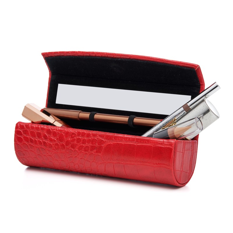 Estuche para labios y belleza, Rojo,