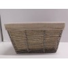 Brightroom Small Woven Twisted Paper Rope Tapered Basket Gray 10.25"