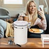Esilihom Airtight Coffee Bean Storage, 1800ML Coffee Container, Stainless Steel