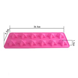 2PCS 12 Holes With star Shape Silicone Bakeware Mold For cake，Jelly, Pudding, Dessert,Lce cube，chocolate