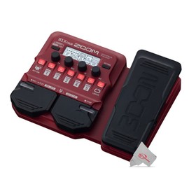 Zoom B1X Four Bass Multi-Effects Processor with Expression Pedal + Pig Hog PP9V Pig Power 9V DC Power Supply + Rechargeable Battery and Charger