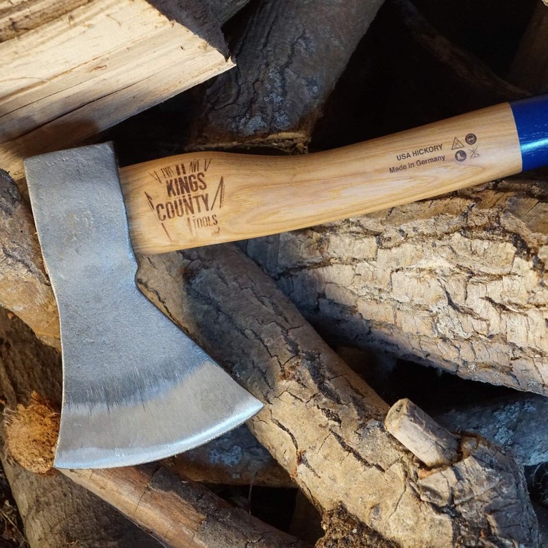 Kings County Tools Small Camping and Hiking Axe, Split Fireplace