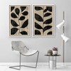 Ashbrook Framed Canvas Print Wall Art Set Minimalist Neutral Tones