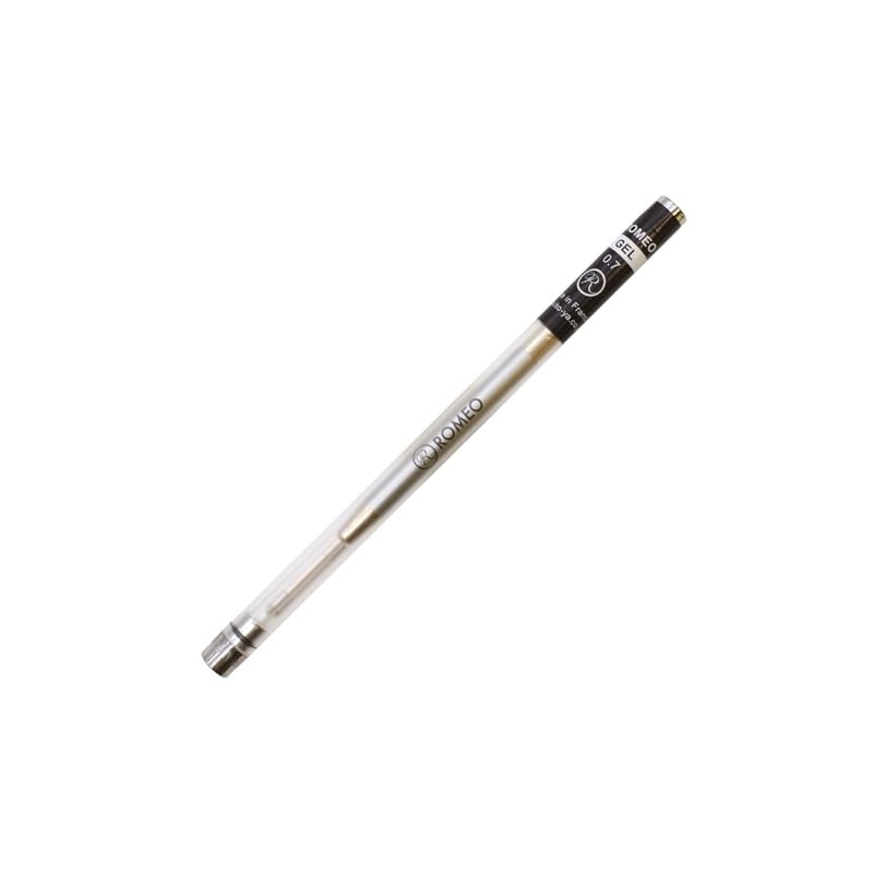 Romeo Ballpoint Pen Refill, Gel Lead, Black