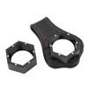 Billiard Chalk Holder Aluminum Alloy Magnetic Hexagonal Portable Pool Cue