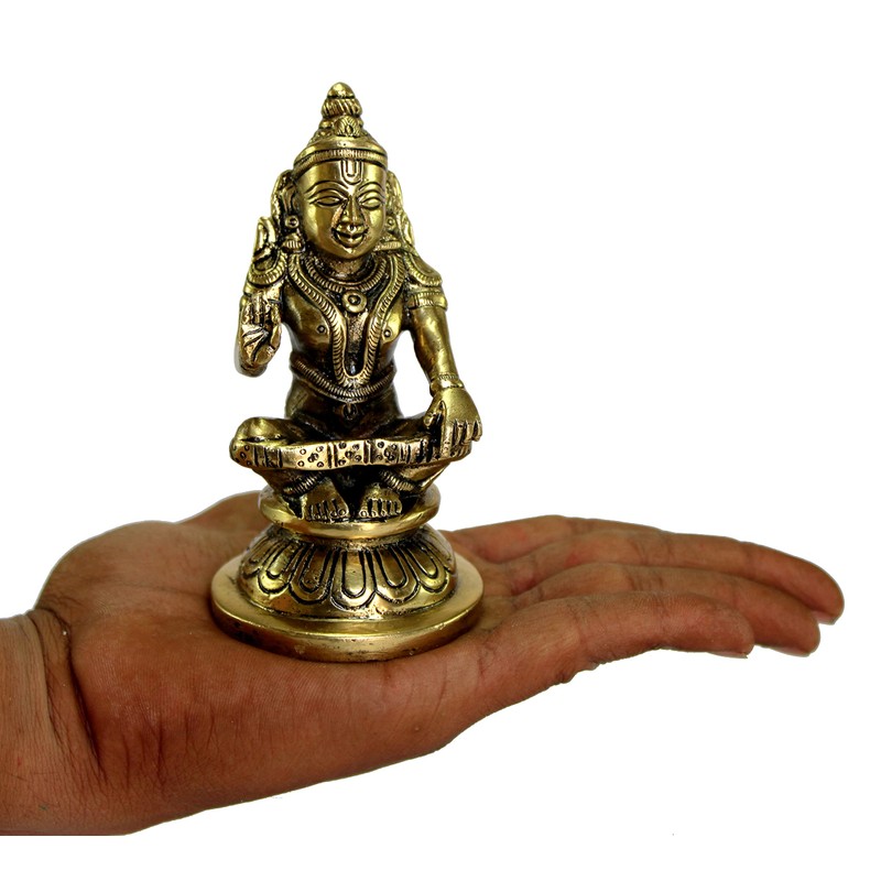 ESPLANADE Ayyappa Statue - 4.25" Inches | Aiyyappa Swamy |