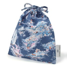 COLORFUL CANDY STYLE LAURA ASHLEY Riviera N7015100 Lunch Bag, Drawstring Bag, Medium, Elementary School Students, Stylish, Kids, Cute