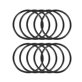 TA-VIGOR 10Pcs Nitrile Rubber O-Rings, 55mm OD 49mm ID 3mm Width Rubber Washers Spacer O-Rings Gasket kit, Metric Sealing Gasket for Hose, Faucet, Automotive, Plumbing