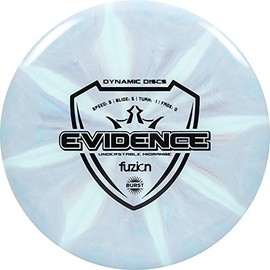Dynamic Discs Fuzion Burst Evidence Midrange Golf Disc [Colors May Vary] - 160-169g