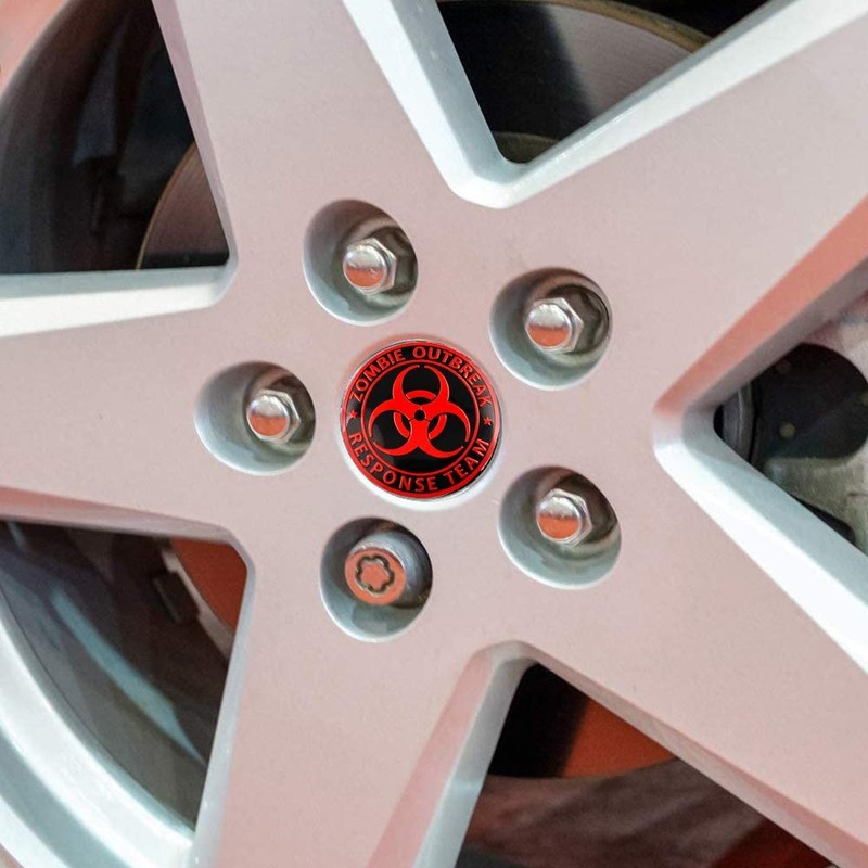 XDG Set of 4 Sticker Wheel Hub Caps Centre Cover