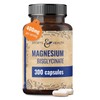 Chelated Magnesium glycinate Capsules - 300 Magnesium bisglycinate Capsules