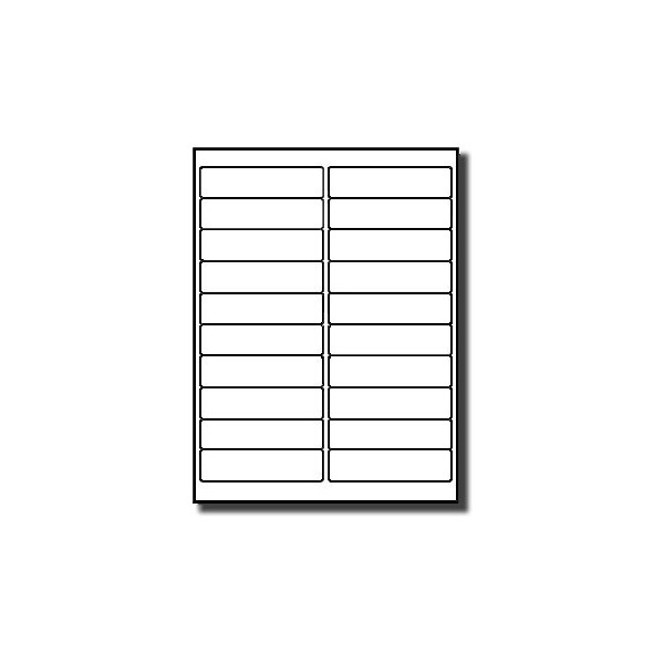 400 Label Outfitters® White Vinyl Waterproof and Weatherproof Laser Printer