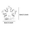 WDYJMALL Christmas Snowflakes Cookie Cutter