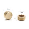 KtbeYTi 4 Pcs Male Thread Brass Internal Hex Head 3/4