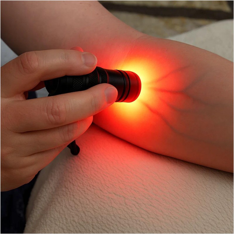 Vein Finder Viewer - Handhold Vein Illumination Detector, LED Flashlight
