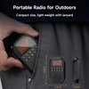 UMUTOO Portable Radio AM FM with Bluetooth, Pocket Radio Rechargeable