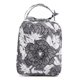 Vera Bradley Lunch Bunch Bag Moon Shadow Meadow NWT Cooler Gray Black White