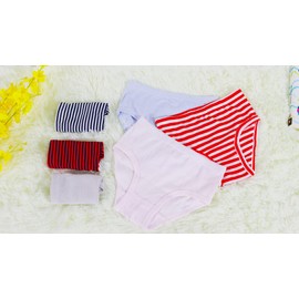 Winging Day Big Girls Striped Panties Size 14 (6-Pack)