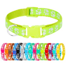 Puppy Collars-16 Pack Puppy Collars for Litter, Adjustable Puppy ID Collars Soft Nylon Whelping Collars for Newborn Litter Puppy PetsPuppy Collars