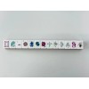 Engraved American Mahjong Tiles 160PCS Luxury 4-Layer 32mm Red Green