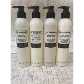 Crabtree & Evelyn Gardeners 4-Piece Set | Shampoo Conditioner Body Wash Lotion |