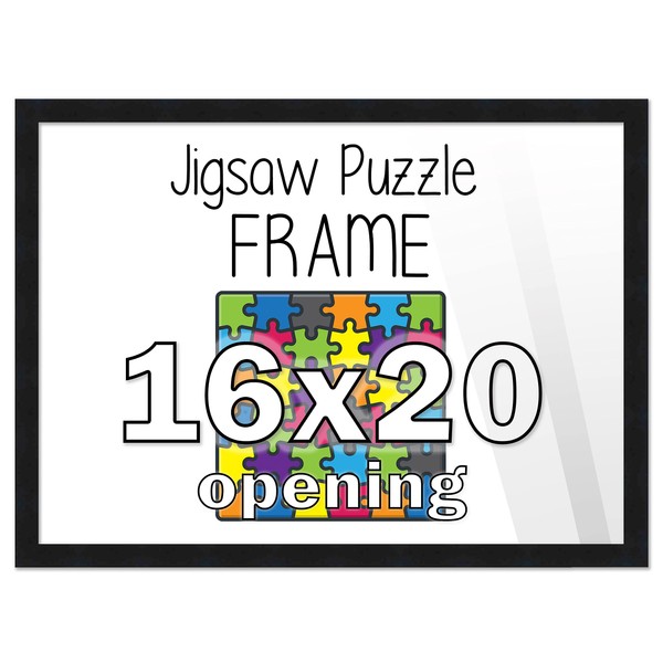 CountryArtHouse 16x20 Puzzle Frame Set with Peel & Stick Puzzle