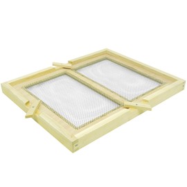 witbee Beehive Double Screen Board for 8 Frame Langstroth Bee Hive, Snelgrove Board to Prevent Swarming in The Spring or Queen Rearing, Swarm-Stopping Split to Create a New Hive