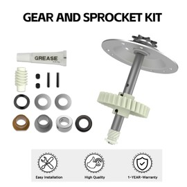 X X-HOUSE Gear and Sprocket Kit for Liftmaster 41c4220a,Garage Door Opener Drive Gears Replacements Work with Chamberlain Sears Craftsman Chain Drive Models