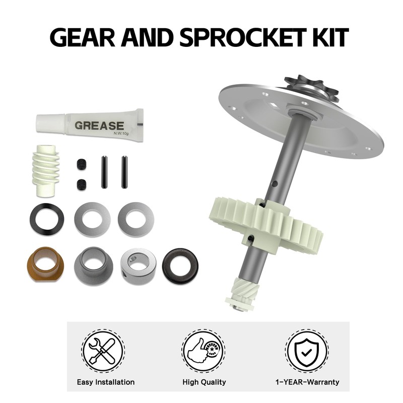 X X-HOUSE Gear and Sprocket Kit for Liftmaster 41c4220a,Garage Door