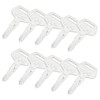 Duronge 10 Pieces 787 Ignition Key Replacement Set for Komatsu