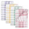 Hygoclean Tea Towels Checked Cotton Assorted Colours L 70 cm