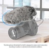 Microphone Windshield Grey Videomic Windscreen Professional Windshield for Video Microphone