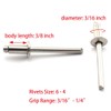SDTC Tech Stainless Steel Blind Rivets 3/16" x 3/8" (6-4)