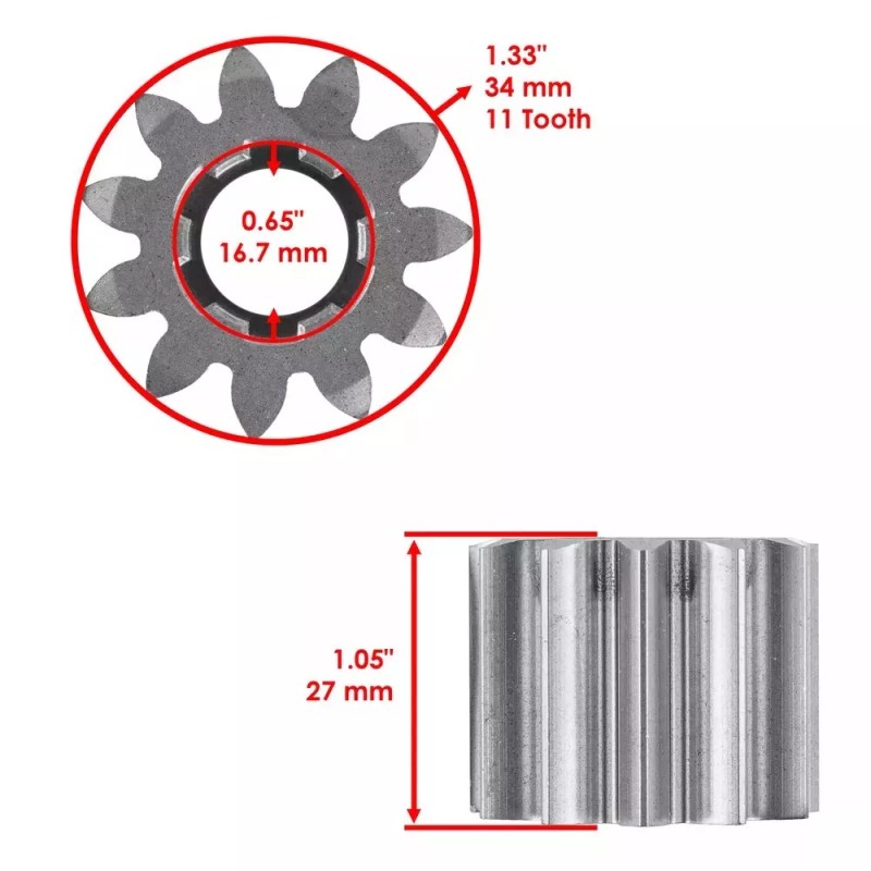 Caltric Steering Shaft Kit For John Deere E100 E110 E120