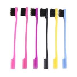 Mikinona Essential Eyebrow Grooming Tool 2-in-1 Brush Comb Soft Gentle Perfect for Women Girls Ladies Random Color