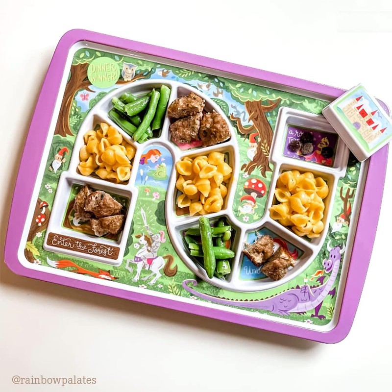 Genuine Fred Dinner Winner, Enchanted Forest Kid's Dinner Tray -