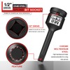 KIRXST Impact Triple Square Spline Bit Socket, 1/2" Drive M8