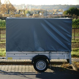 Round reflectors to screw on, 4 pack, in white, Ø 60 mm diameter, with E-mark, incl. M5 screws + nuts, safety reflector for trailers, caravans, posts, cat's eye right left