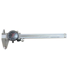 Shars 0-6" Precision Stainless Steel Shock Proof Dial Caliper .001" Graduation, Black Face 303-1305B P