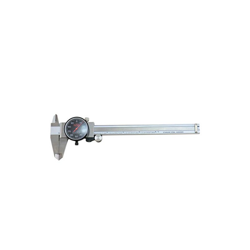 Shars 0-6" Precision Stainless Steel Shock Proof Dial Caliper .001"
