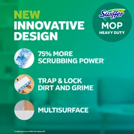Swiffer Sweeper Heavy Duty Wet Mopping Cloths Multi Surface Refills, Lavender Scent, 20 count