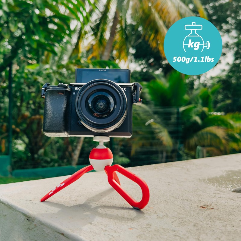 Jobby JB01839-BWW Mini Tripod, Handypod, Hand Grip for Video Recording,