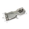 Upgraded Marine Grade Door Hasp Stainless Steel Swivel Safety Hasp