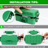 RESTMO Outdoor Waterproof Electrical Box with 1 Medium, IP54 Weatherproof