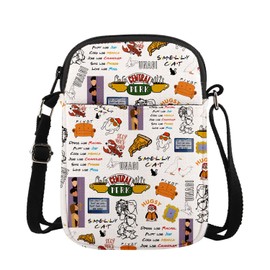 KUIYAI Tv Show Inspired Gift, central Perk Gift, Friendship Vibes Crossbody Bag, Best Friend Gift Bestie Gift (friendCBuk)